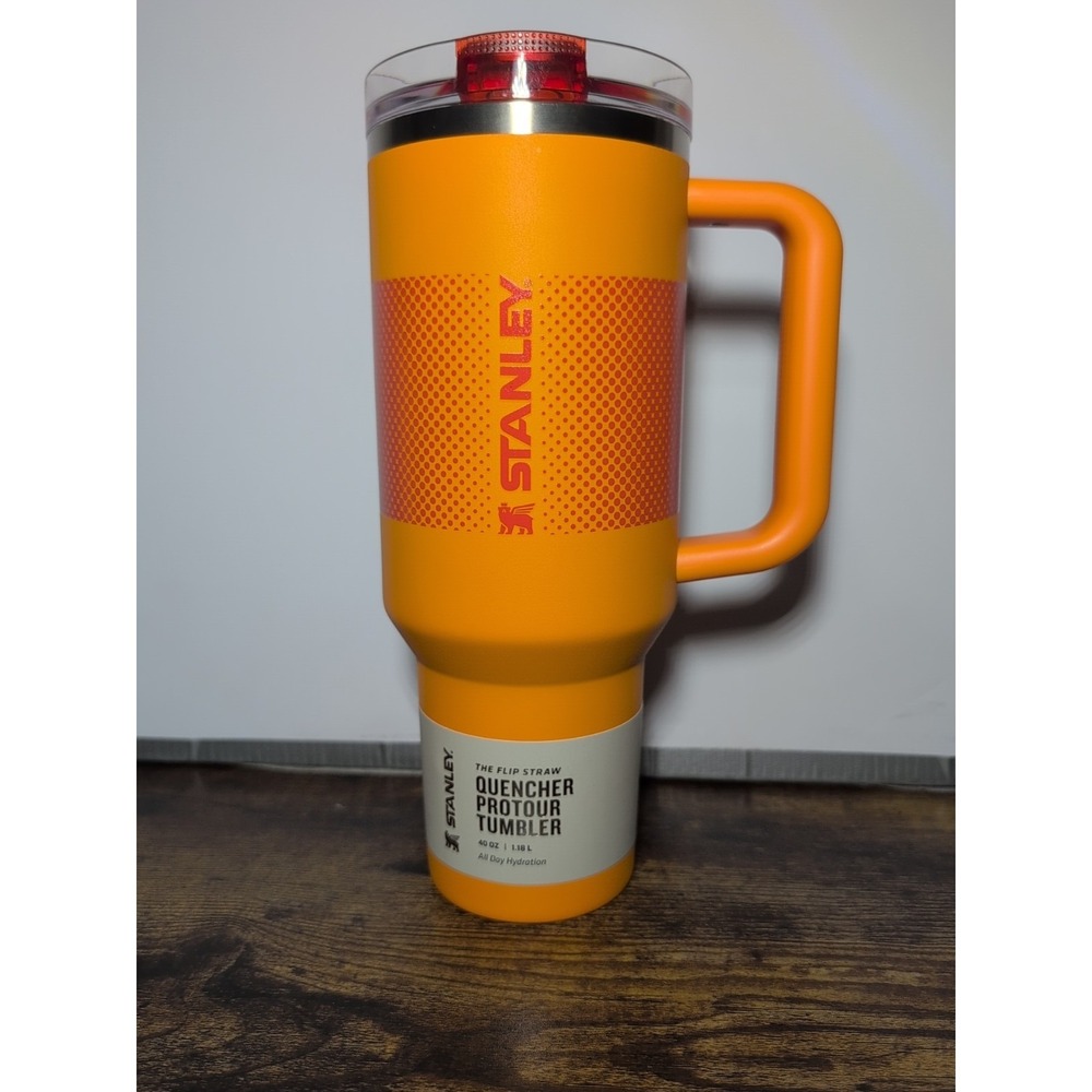 Stanley 40oz Quencher Protour Flip Straw Tumbler Goldenrod Fade